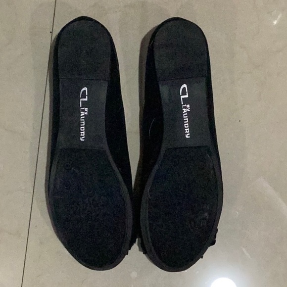 CL by Laundry Glamor Disco Fabric Slip On Ballet Flats, Black SZ 10 - Picture 8 of 8